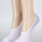 Invisible-strumpa av bambu - Vit