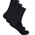 3-pack strumpa av bambu med komfortresår - Svart