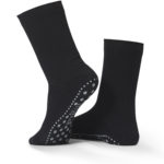 Strumpa med halkskydd extra lös resår - Svart