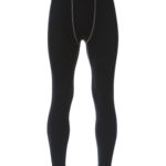 Långkalsong till herr av merinoull och bambu - Svart