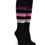 Kompressionsstrumpa i mjuk bomull - Classic stripe