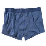 Boxer junior av bambu trunkmodell - Blåmelerad