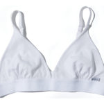 Triangel-BH av bambu - Vit