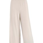 Trikåbyxa av bambu - Sand